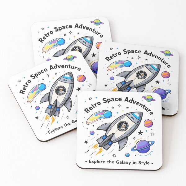 Item preview, Retro Space Adventure: Journey Beyond the Stars designed and sold by ClassicInkPress.
