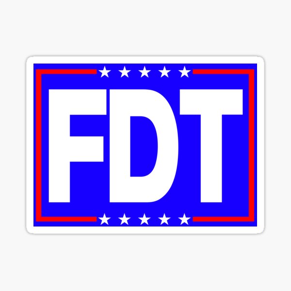 FDT - ANTI-TRUMP Political Sign Style Sticker