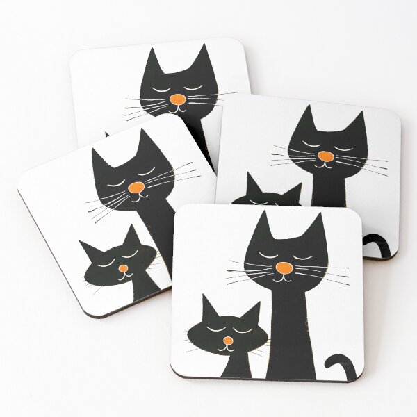 Aperçu de l'œuvre chats noirs adorablement laids créée et vendue par xiao xuans.