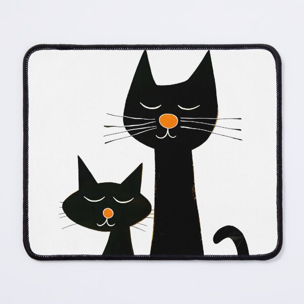 Item preview, adorably ugly black cats designed and sold by xiao xuans.