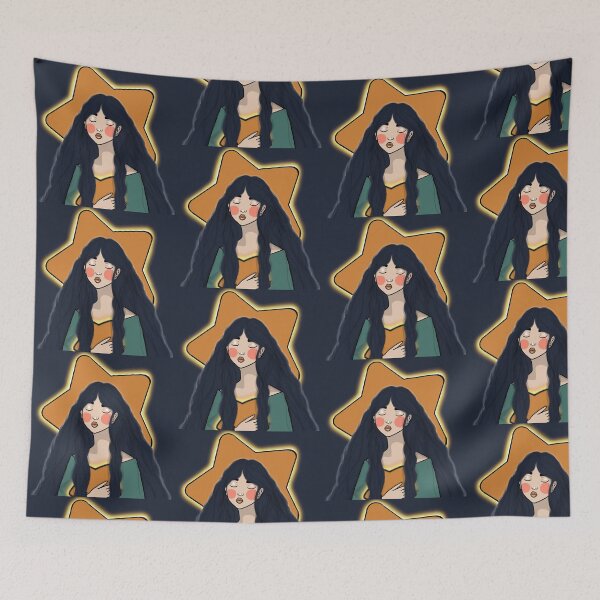 Item preview, Star Girl - Radiant Celestial Illustration designed and sold by artbyomurr.