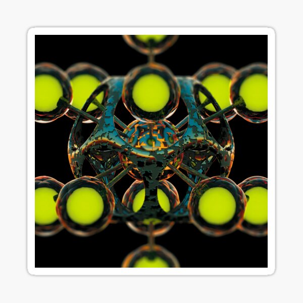Pulse Fusion Powered Computer Virus From A Distant Post Apocalyptic Future Sticker