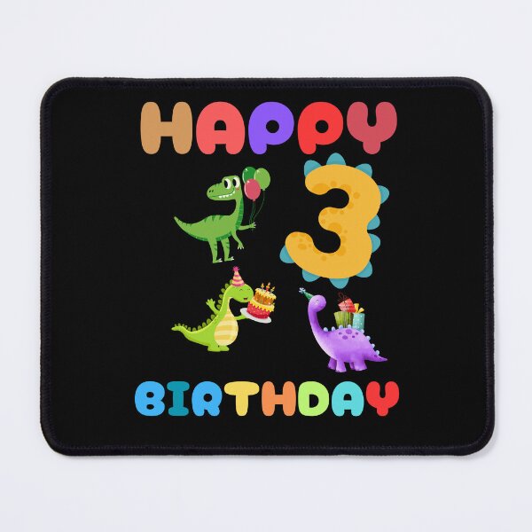 Item preview, Happy 3th Birthday designed and sold by Bawek85Designs.