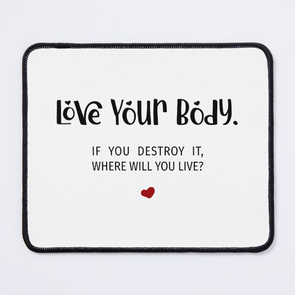 Item preview, Love Your Body., Unique designed and sold by villacreativa.