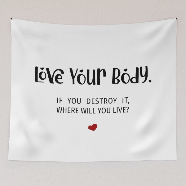 Item preview, Love Your Body., Unique designed and sold by villacreativa.