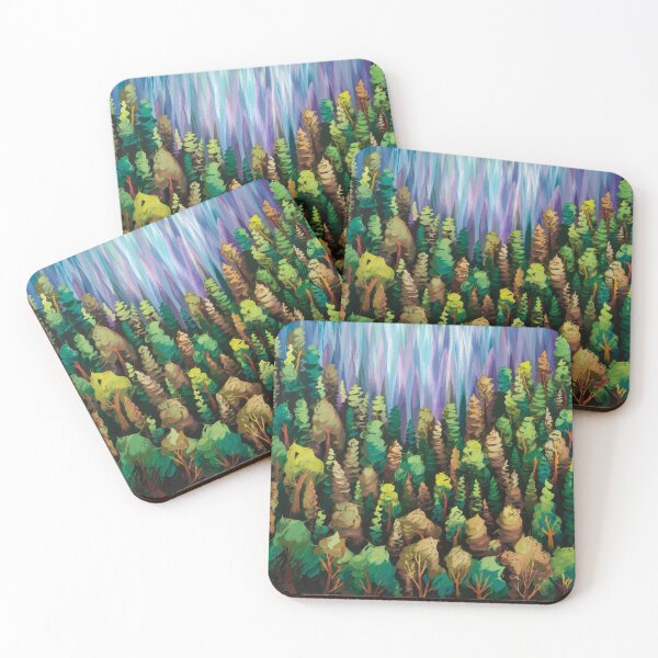 Item preview, forest Nature captivating abstract art  designed and sold by shokA Design.