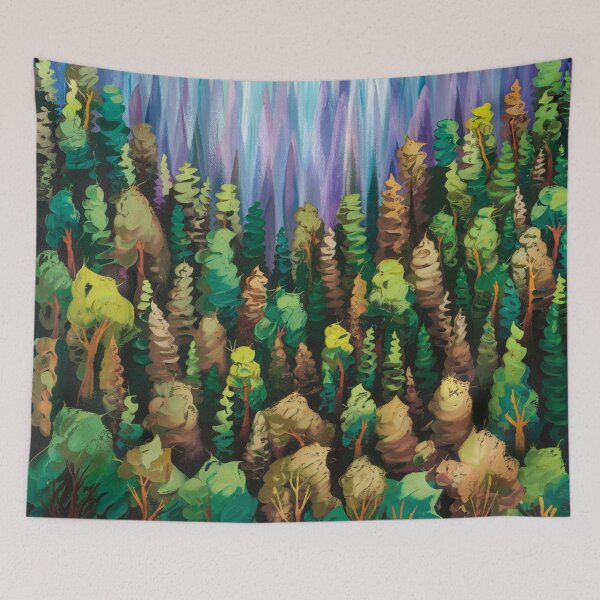 Item preview, forest Nature captivating abstract art  designed and sold by shokA Design.