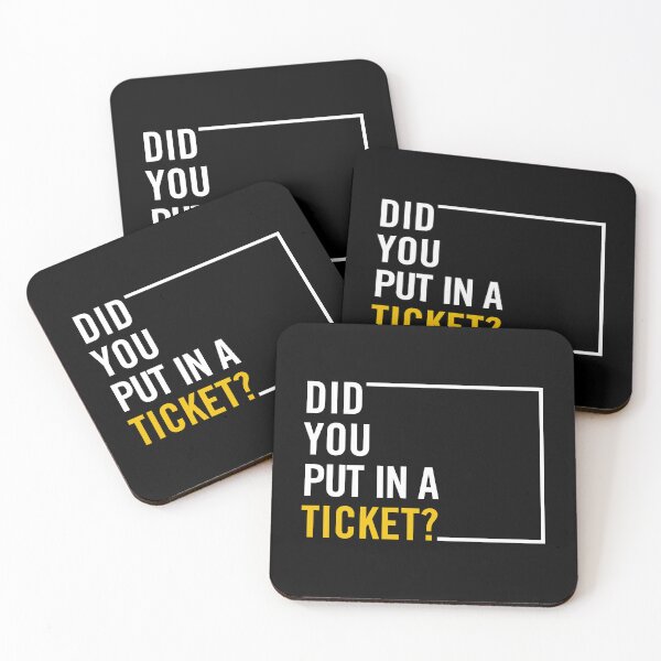 Item preview, "Did You Put in a Ticket? Funny IT Help Desk Humor - Tech Support Gift for IT Professionals and Geeks" designed and sold by artworkathome.