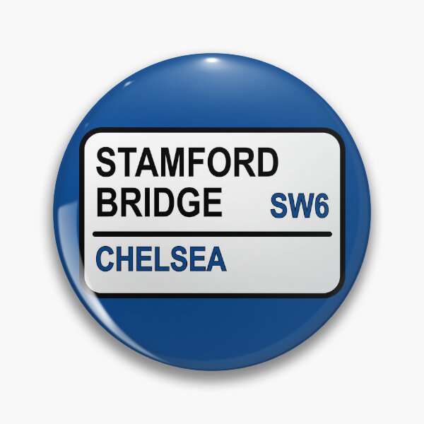 Item preview, Stamford Bridge Stadium Football Sign designed and sold by BlockyB.