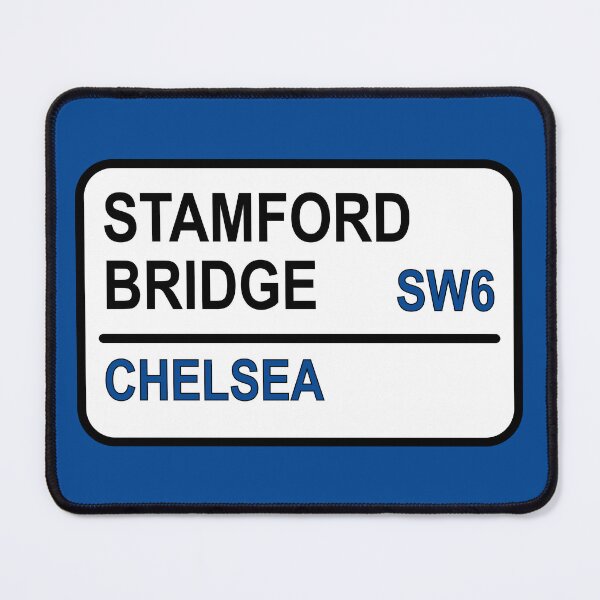 Item preview, Stamford Bridge Stadium Football Sign designed and sold by BlockyB.