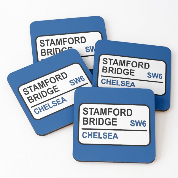 Item preview, Stamford Bridge Stadium Football Sign designed and sold by BlockyB.