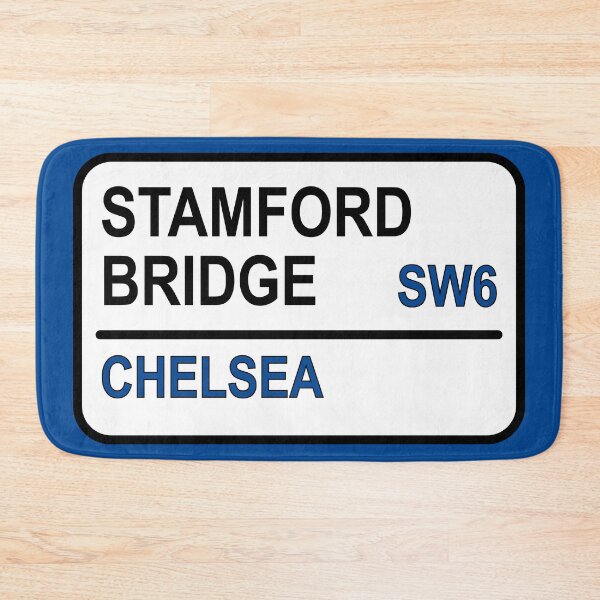 Item preview, Stamford Bridge Stadium Football Sign designed and sold by BlockyB.