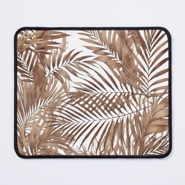 Item preview, Brown palm leaves pattern tropical explorer designed and sold by Meandmyshop.