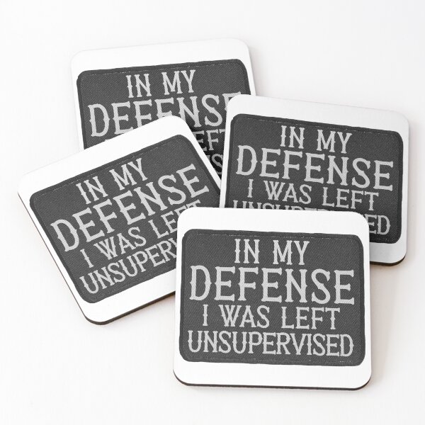 Item preview, IN MY DEFENSE I WAS LEFT UNSUPERVISED Patch Style designed and sold by ourkid.