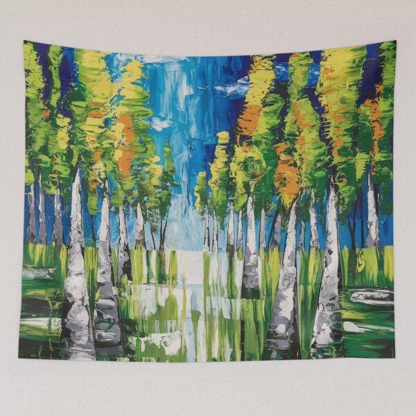 Item preview, forest Nature captivating abstract art  designed and sold by shokA Design.