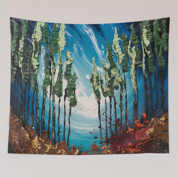 Item preview, forest Nature captivating abstract art designed and sold by shokA Design.