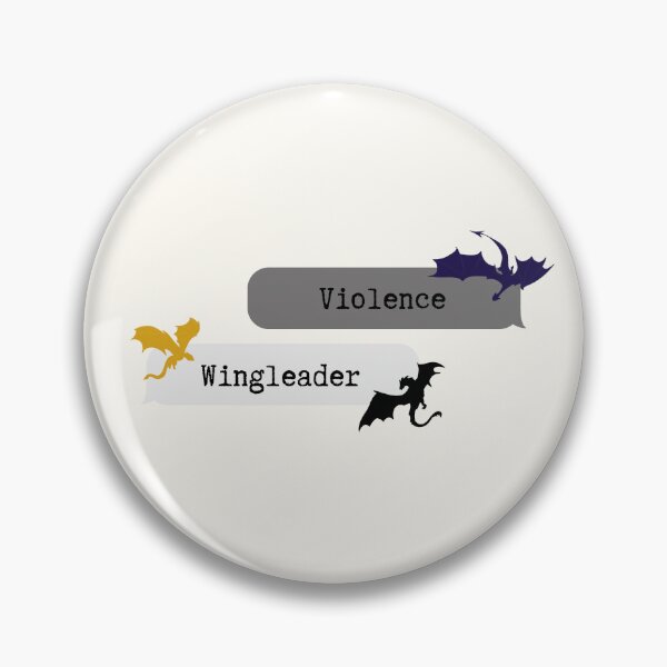 Item preview, Violence & Wingleader - Violet & Xaden (Fourth Wing) designed and sold by MightyPenShop.