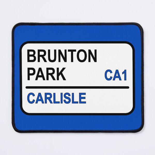 Item preview, Brunton Park Stadium Football Sign designed and sold by BlockyB.