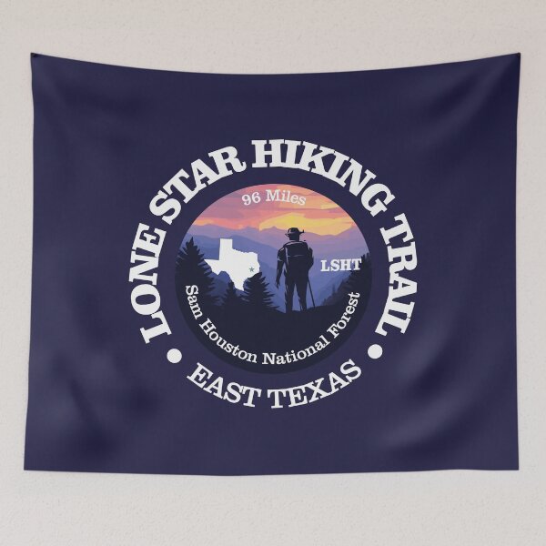 Item preview, Lone Star Hiking Trail (rd2) designed and sold by curranmorgan.
