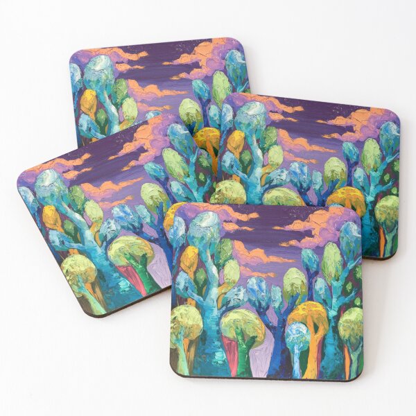 Item preview, forest Nature captivating abstract art  designed and sold by shokA Design.
