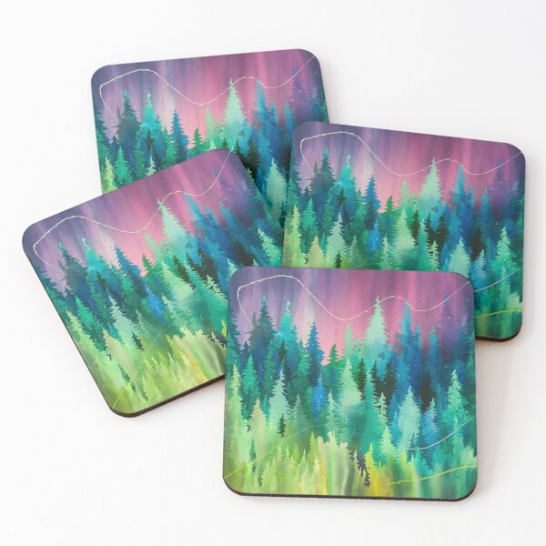 Item preview, forest Nature captivating abstract art  designed and sold by shokA Design.