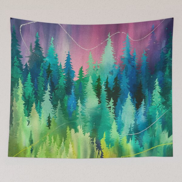 Item preview, forest Nature captivating abstract art  designed and sold by shokA Design.