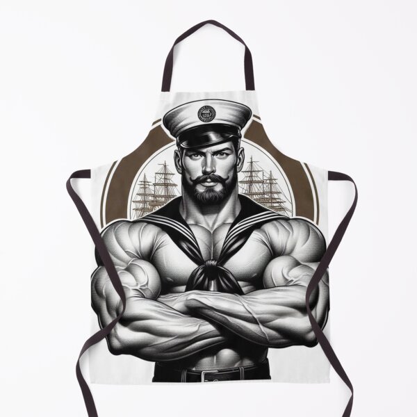 Item preview, 1940s San Francisco Hello Sailor Tom of Finland Tribute Gay Pride Graphic Design designed and sold by ItsAKinkThing.