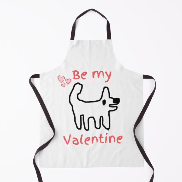 Item preview, Be my valentine - with Cute Crappy Dog - love and laughter designed and sold by TheRubberOnion.