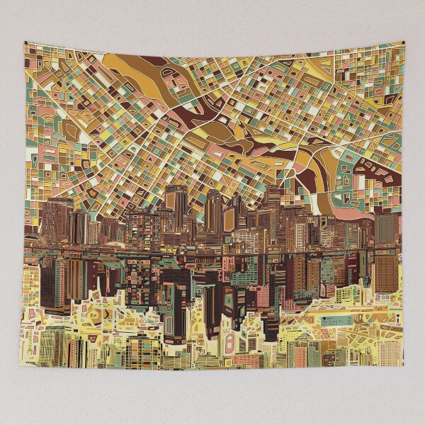 Item preview, minneapolis skyline 4 designed and sold by BekimART.