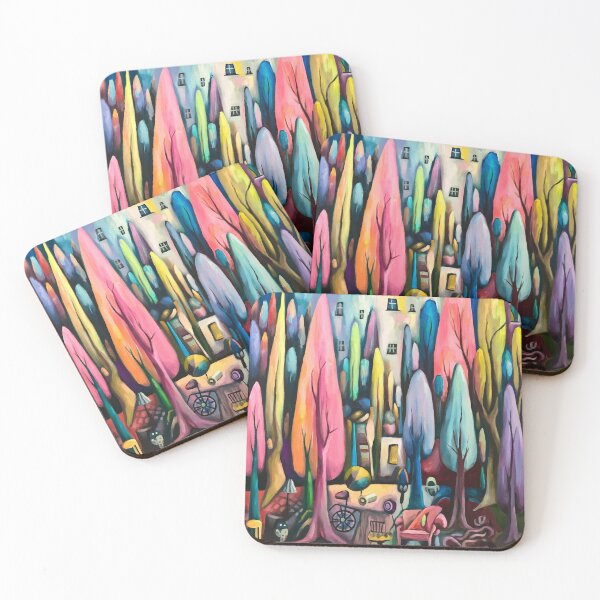 Item preview, forest Nature captivating abstract art  designed and sold by shokA Design.