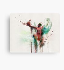 Dennis Rodman Watercolor Canvas Print
