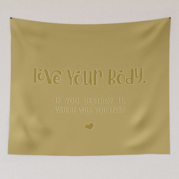 Item preview, Love Your Body., Unique designed and sold by villacreativa.
