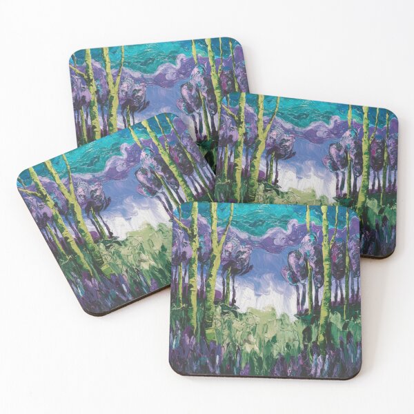 Item preview, forest Nature captivating abstract art  designed and sold by shokA Design.