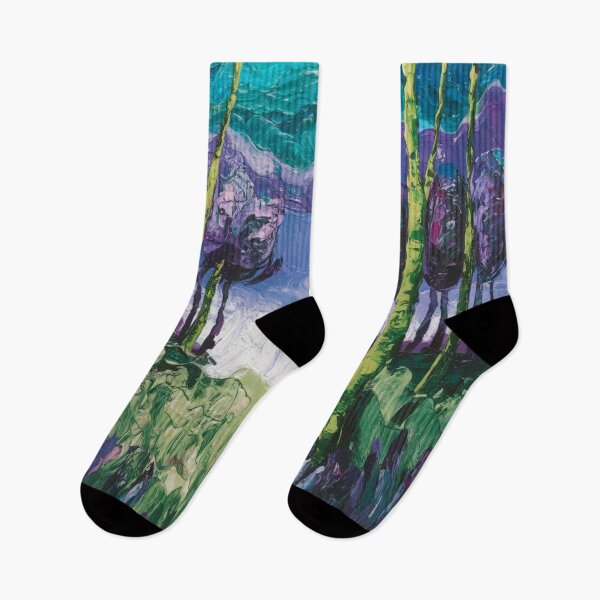 Item preview, forest Nature captivating abstract art  designed and sold by shokA Design.