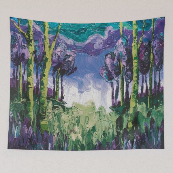 Item preview, forest Nature captivating abstract art  designed and sold by shokA Design.