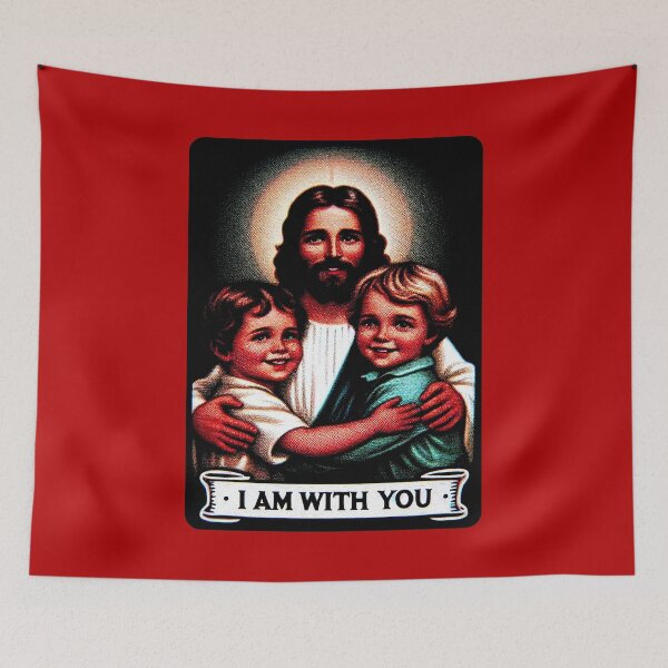 Item preview, I Am With You Jesus Christ Children Of God designed and sold by plushism.