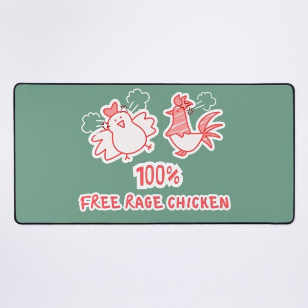 Item preview, 100% FREE RAGE CHICKEN - Free Range Pun designed and sold by nyxhra.