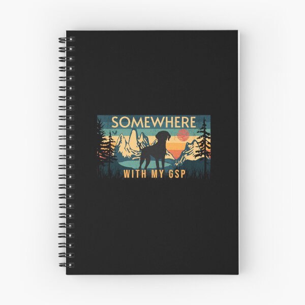 Item preview, Somewhere With My German Shorthaired Pointer Hiking  designed and sold by Guarddogdrive.