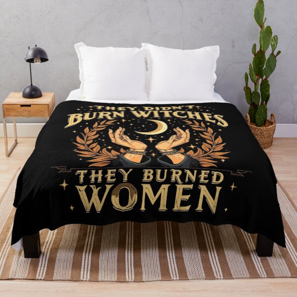 Item preview, They Didn't Burn Witches They Burned Women Witchy Feminist designed and sold by Blok45.