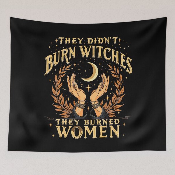 Item preview, They Didn't Burn Witches They Burned Women Witchy Feminist designed and sold by Blok45.