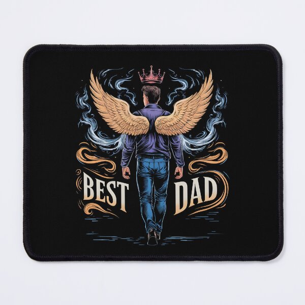Item preview, SuperHero Best DAD Tshirt Design designed and sold by GesparHouse.