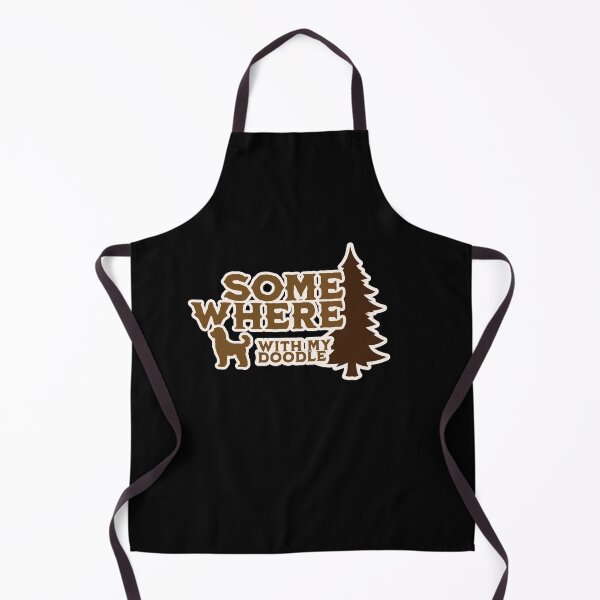 Item preview, Somewhere With My Doodle Vintage Hiking Camping Gift designed and sold by Guarddogdrive.