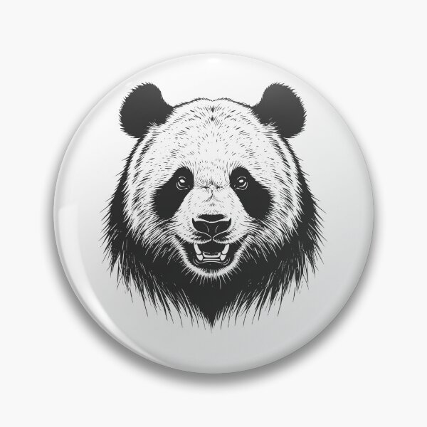 Item preview, Giant Panda Bear Face Drawing designed and sold by dfunky.