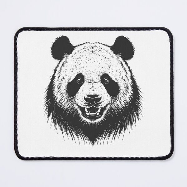 Item preview, Giant Panda Bear Face Drawing designed and sold by dfunky.