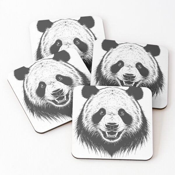 Item preview, Giant Panda Bear Face Drawing designed and sold by dfunky.