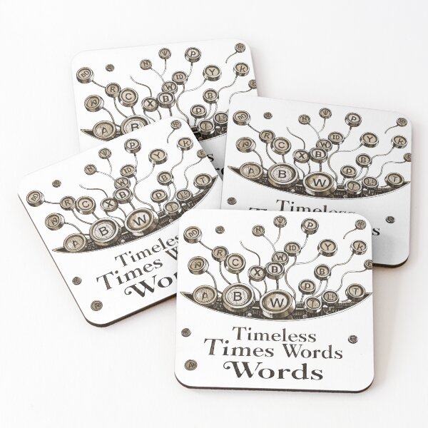 Item preview, Vintage Typewriter Keys - Timeless Words designed and sold by ClassicInkPress.