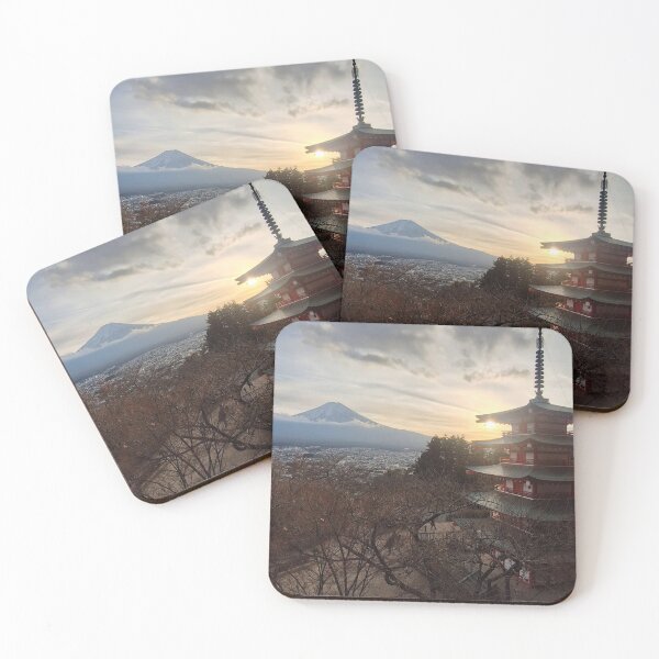 Item preview, Pagoda and Fuji designed and sold by Evasionrebelle.