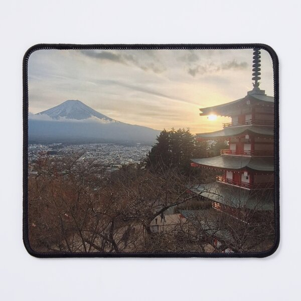 Item preview, Pagoda and Fuji designed and sold by Evasionrebelle.