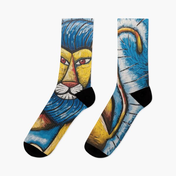Item preview, Lion captivating abstract art designed and sold by shokA Design.