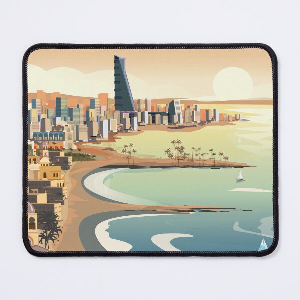 Item preview, Jeddah Travel Poster – Stunning Saudi Arabia Wall Art for Wanderlust designed and sold by Arctic frame studio.